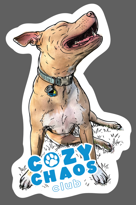 Cozy Chaos Club Sticker